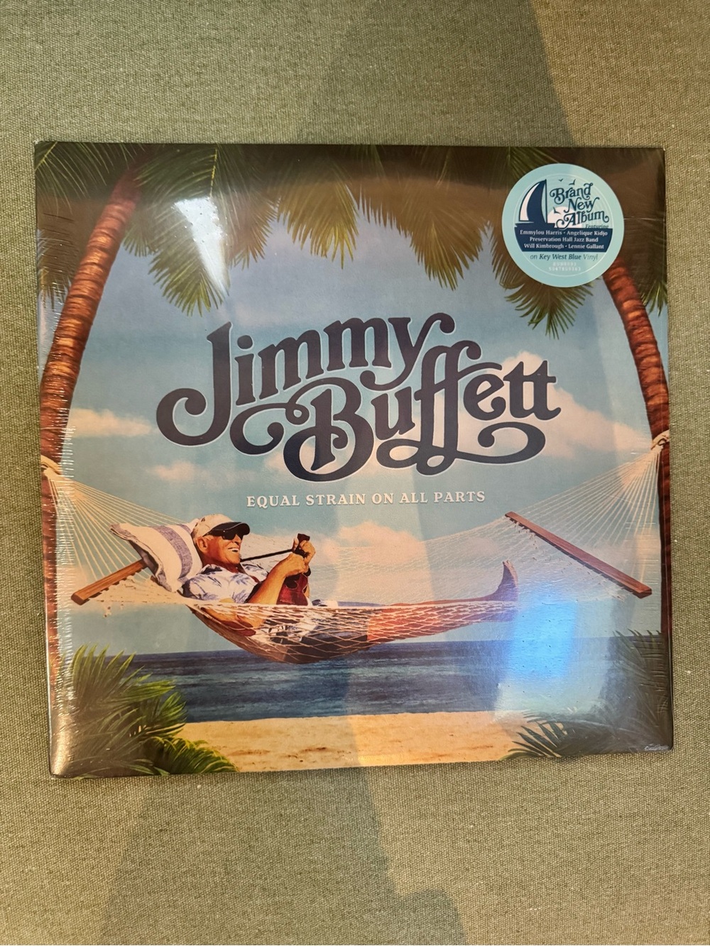 Equal Strain On All Parts Key West Blue Vinyl - Jimmy Buffett